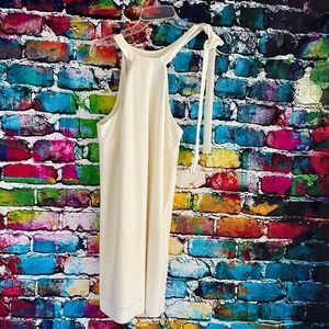 Guess  Los Angeles Off White Cream Colored Halter Style Dress XS